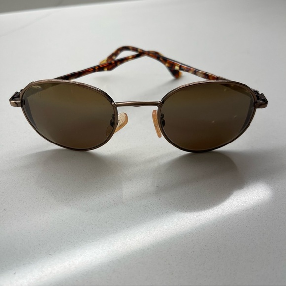 Rare Maui Jim Copper and tortoise framed polarized sunglasses - Picture 3 of 12